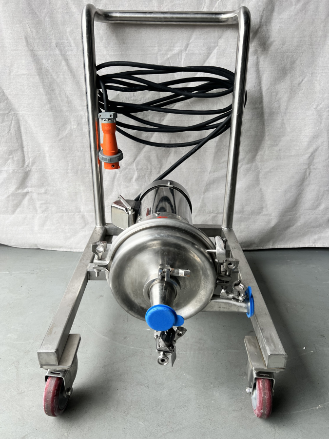 Stainless Sterling XH0202PHA-1 Motor Tri-Clover SS Centrifugal Pump Head & SS Cart, photo 2 of 11