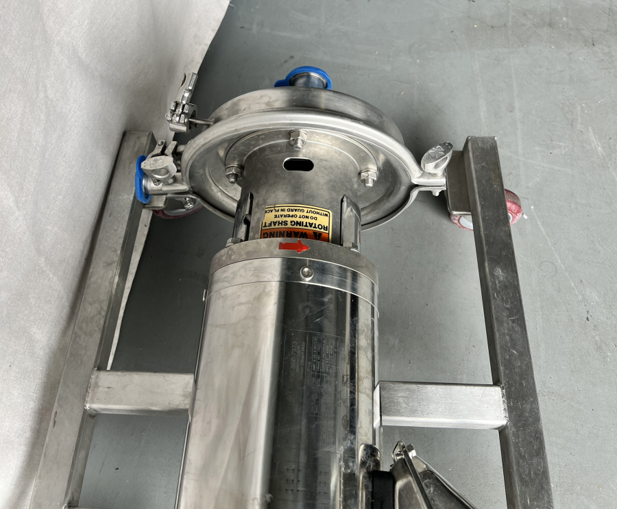 Stainless Sterling XH0202PHA-1 Motor Tri-Clover SS Centrifugal Pump Head & SS Cart, photo 5 of 11