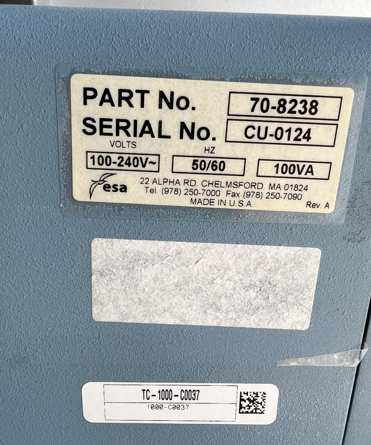 ESA 70-8238 Corona Ultra Charged Aerosol Detector. SN:CU-0124, photo 9 of 9