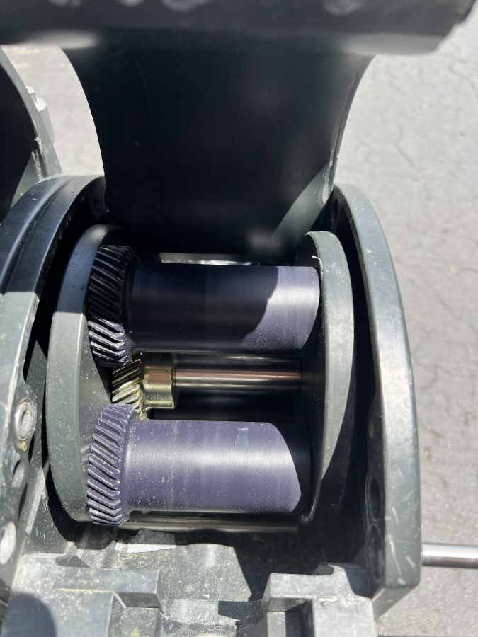 White AC Tech M1110SC Intelligent Drive, Baldor CWDM3543 Motor, Watson Marlow Peristaltic Pump Heads and cart; SN:032050908, photo 8 of 18