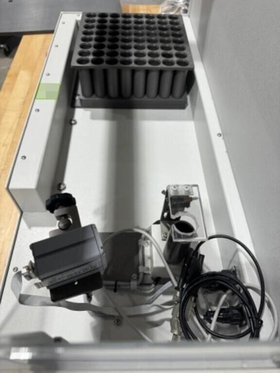 Mettler Toledo Bohdan Automation BA-201 Balance Automator Sample Weighing Station with AT201 Analytical Balance. [Glass shield to balance cracked]; SN:122766, photo 12 of 24