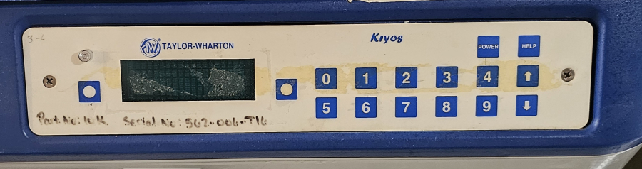 Taylor Wharton 10K Cryo Freezer; SN:562-006-T16, photo 3 of 26