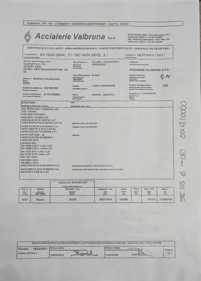 2022 Agilent Water Jacketed Column, Model PCG93LL500X25WJ, Year 2022, Serial Number GB22470034, photo 1 of 32