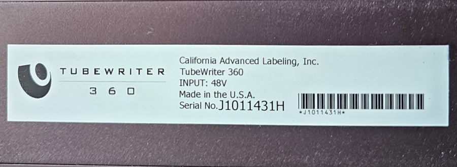 California Advanced Labeling TubeWriter 360 Laboratory Labeling System Lot, photo 18 of 29