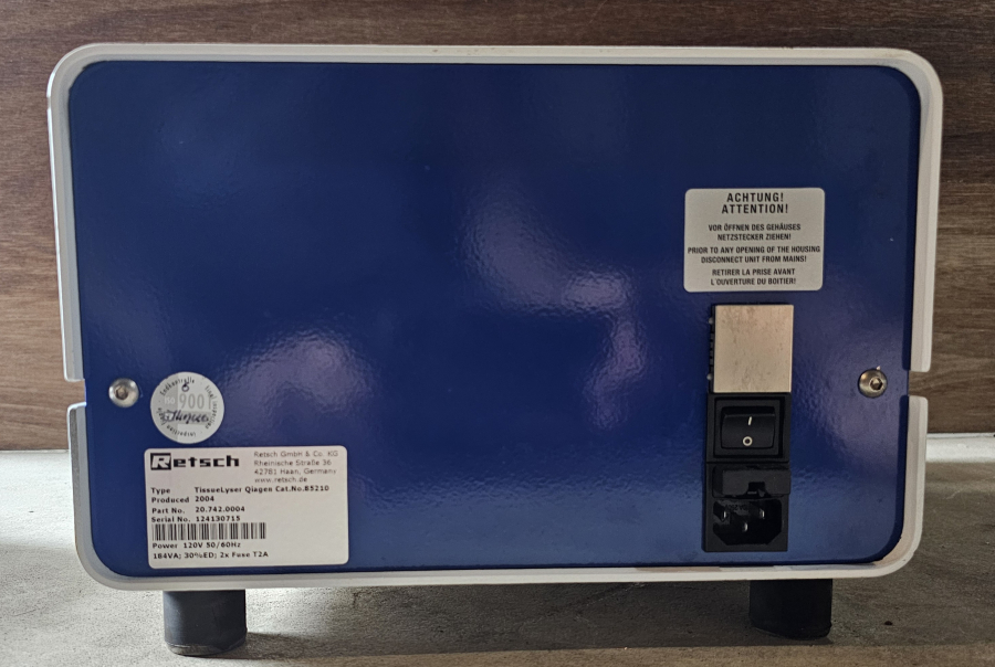 85210 TissueLyser Qiagen Universal Laboratory Mixer-Mill Disruptor, photo 17 of 23