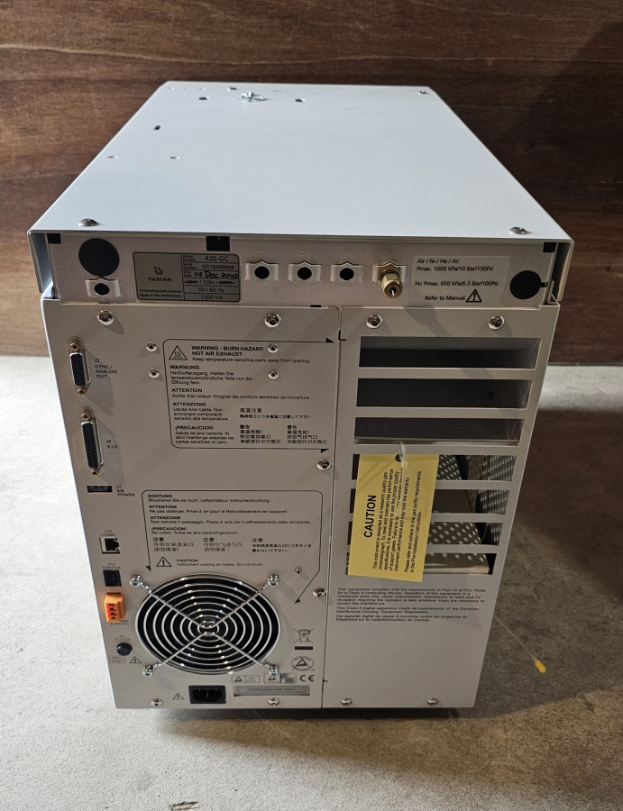 Varian 430-GC Gas Chromatograph; S/N GC05042015, photo 30 of 39