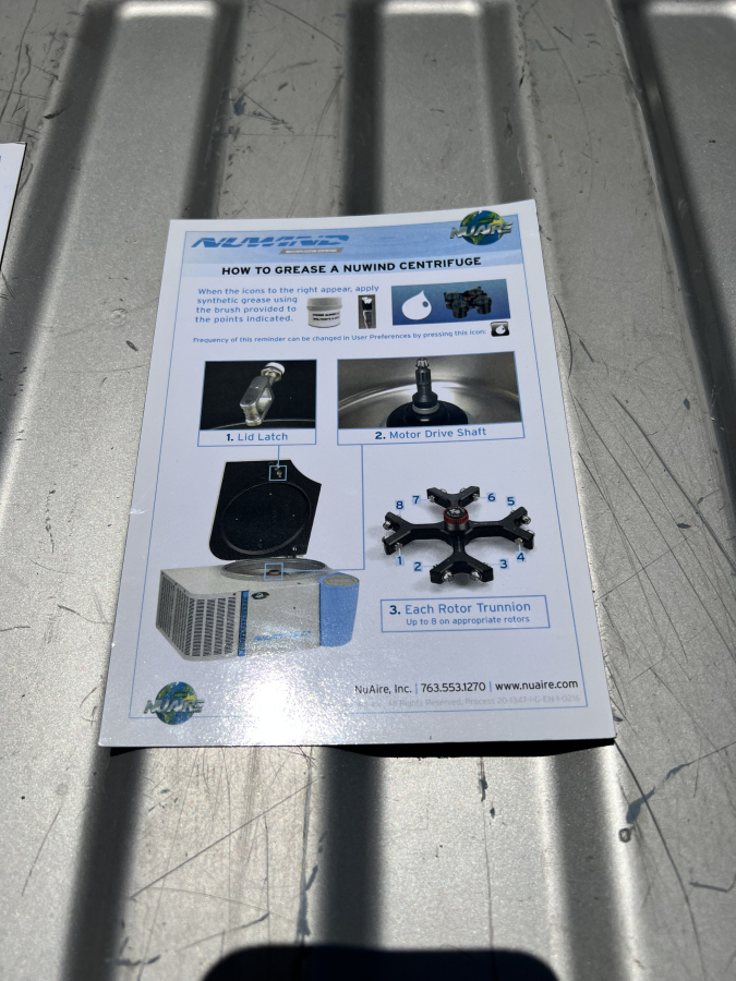 Nuaire NU-C200R Centrifuge, photo 8 of 8