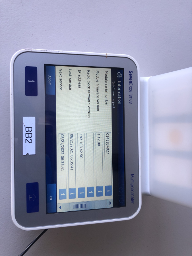 Mettler Toledo SevenExcellence Multiparameter Electrode Benchtop pH/mV Meter, photo 9 of 11