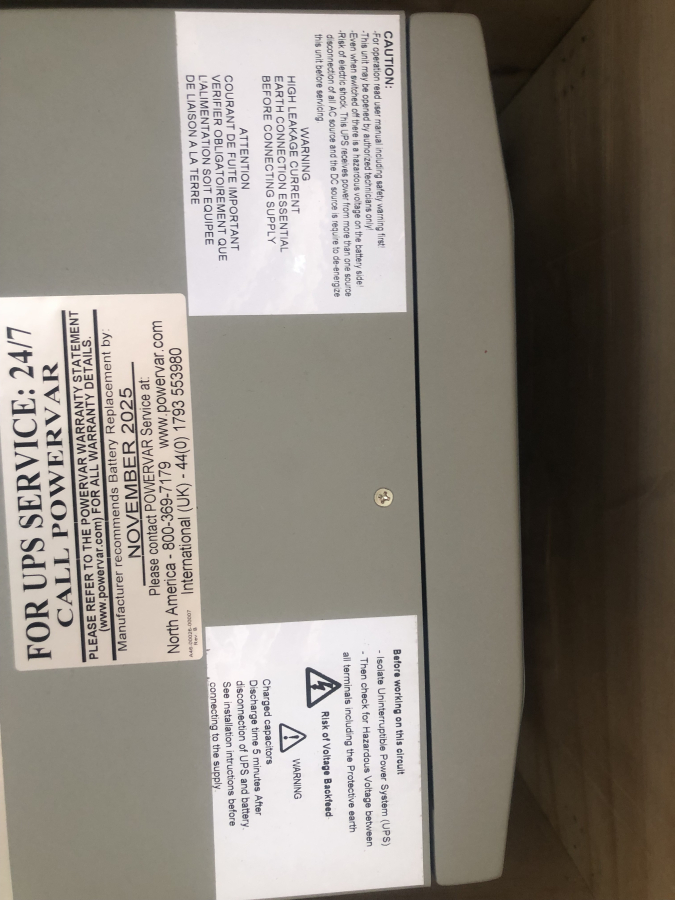 Powervar Security Plus II Uninterruptible Power Supply. SN:42060112R-2240023, photo 5 of 14