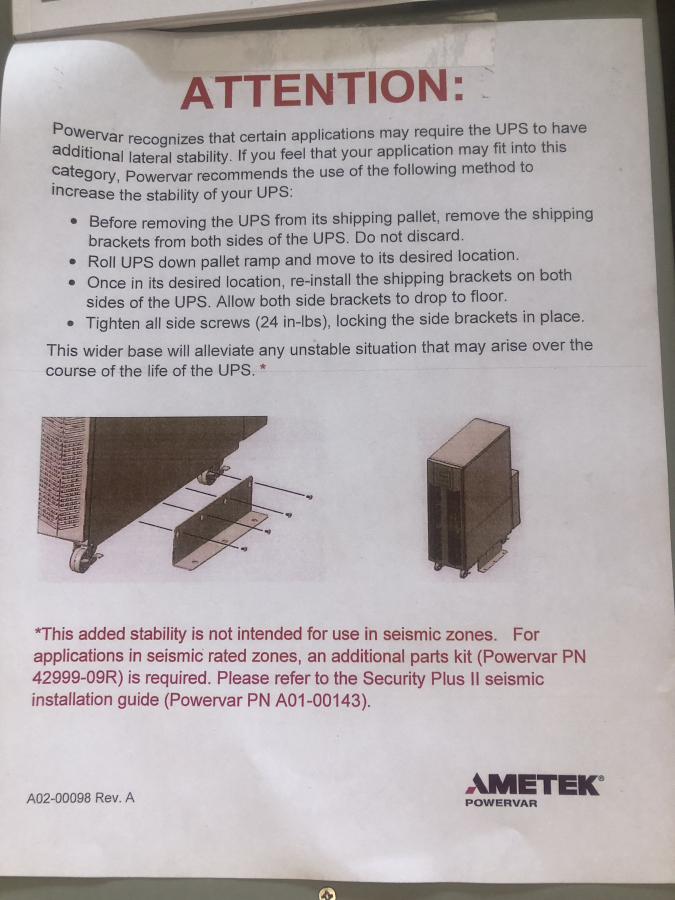 Powervar Security Plus II Uninterruptible Power Supply. SN:42060112R-2240023, photo 8 of 14