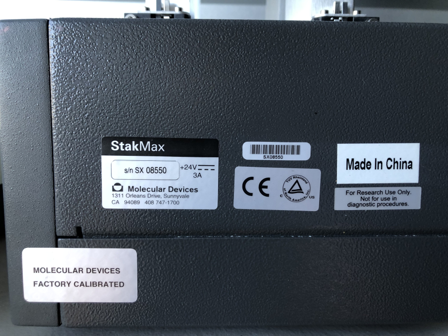 Molecular Devices AquaMax 4000 Microplate Washer w/ 96 Well Wash Head, StakMax Stacker. SN:AQ4K07145, SX08550, photo 12 of 15