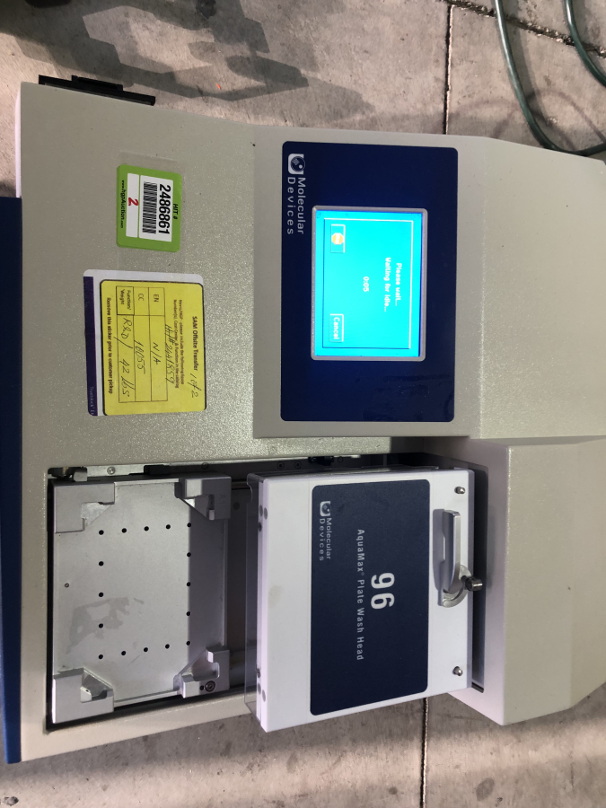 Molecular Devices AquaMax 4000 Microplate Washer w/ 96 Well Wash Head, StakMax Stacker. SN:AQ4K07145, SX08550, photo 15 of 15