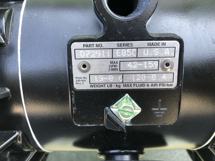 Graco Husky 1040 Air Operated Diaphragm Pump D72911 E05C 42-159, photo 9 of 12