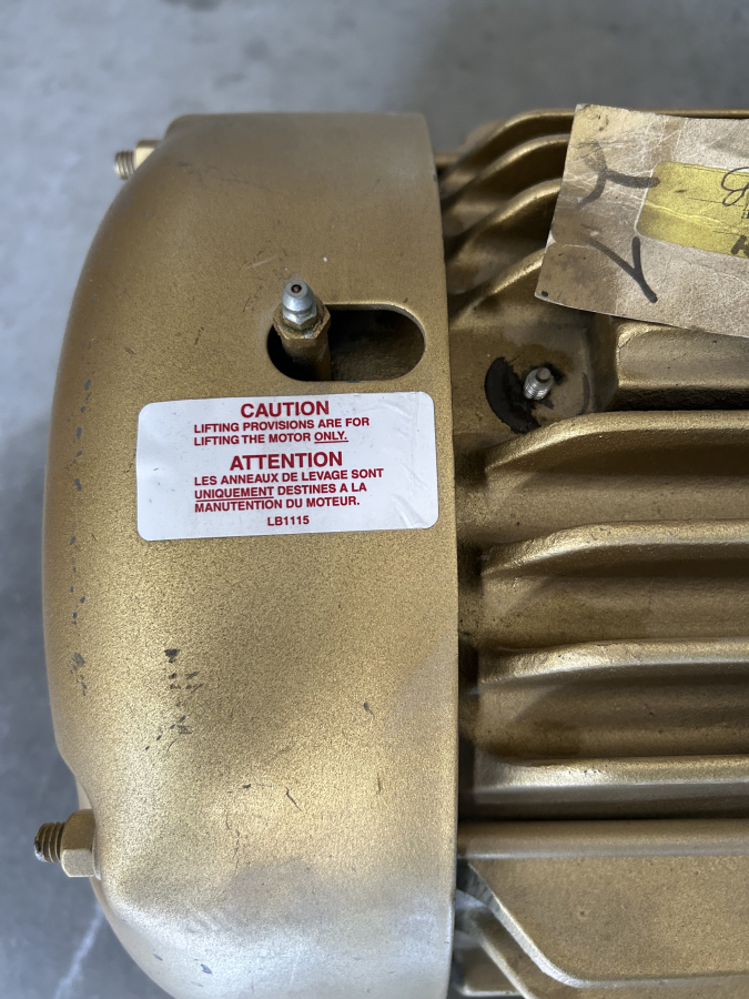 Baldor Super-E M14A 95524056-002 Industrial Motor 230-460V 1765RPM 254T SN: XO504﻿, photo 8 of 12