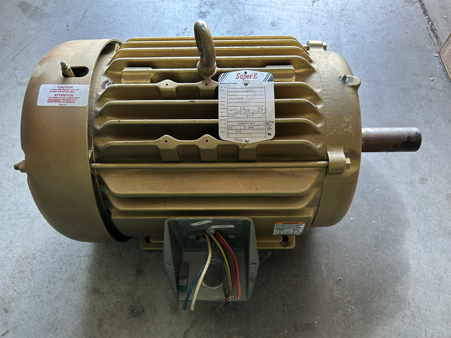 Baldor Super-E M14A 95524056-002 Industrial Motor 230-460V 1765RPM 254T SN: X0504, photo 2 of 13