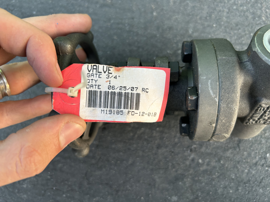 Bonney Forge 3/4-800 Valve A105N 6CZ M19185 FD-12-01B 3/4" , photo 4 of 5