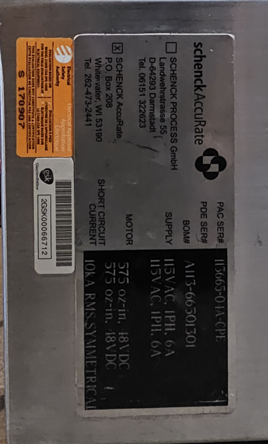 Brabender Feeder DDW-MD2-FW18-5 TD; SN:1105240.3823, photo 41 of 56