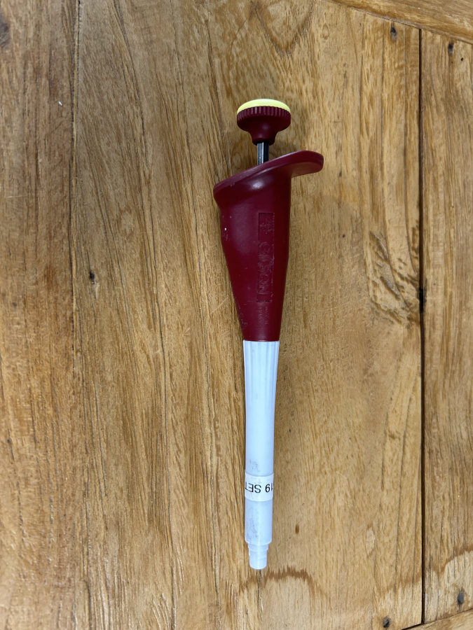 Gilson Microman M25 Red Single-Channel Positive Pos-D Pipette, photo 1 of 3