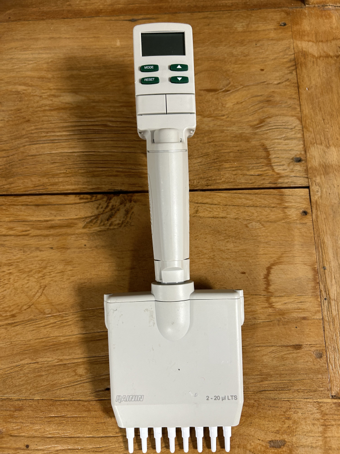 Rainin edp3 2-20 uL LTS 8-Channel Electronic Multi-Channel Pipette, photo 4 of 4