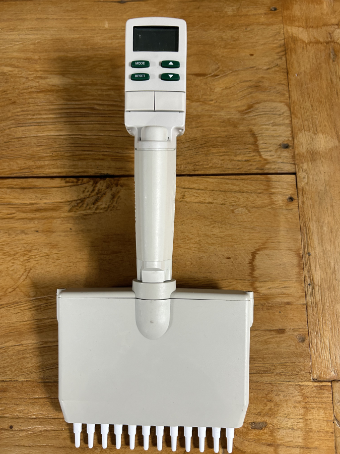 Rainin edp3 2-20 uL LTS 12-Channel Electronic Multi-Channel Pipette, photo 5 of 5