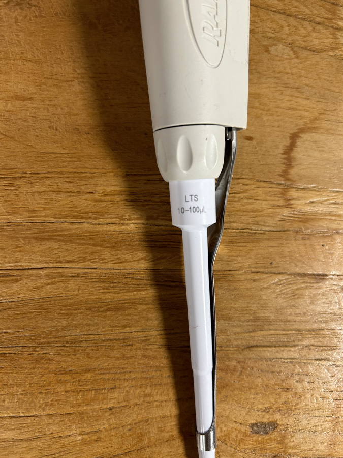 Rainin edp3 LTS 10-100 uL Adjustable Single-Channel Electronic Pipette, photo 4 of 4