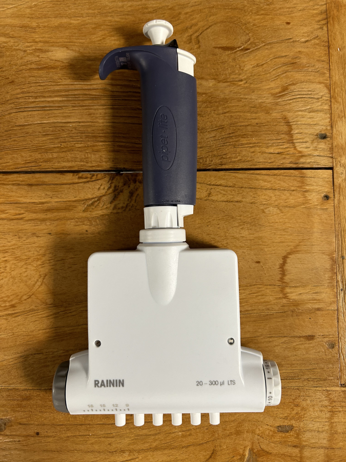 Rainin Pipet-Lite L300 20-300 uL LTS L-300 6-Channel Adjustable Spacer Pipette, photo 5 of 5