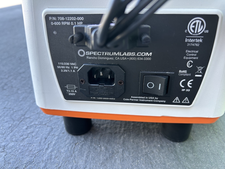 SpectrumLabs KrosFlo Research II TFF Peristaltic Pump Drive, photo 7 of 8