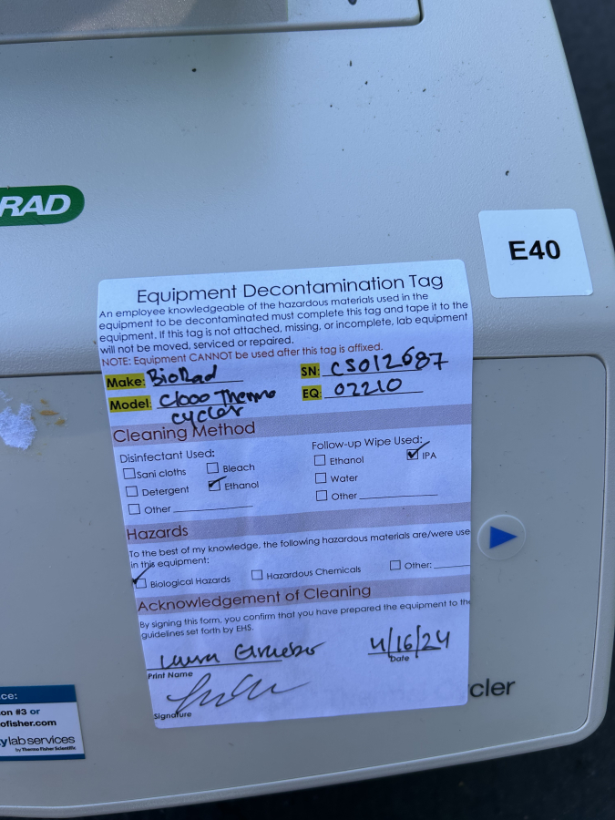 Bio-Rad Gradient S1000 Thermal Cycler with Deep Well Block; SN:CS012687, photo 4 of 11