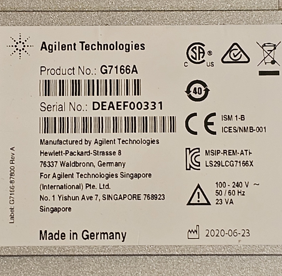 Agilent G7166A 1260 Infinity II Preparative Valve Based Fraction Collector; SN:DEAEF00331/334/430, photo 5 of 16
