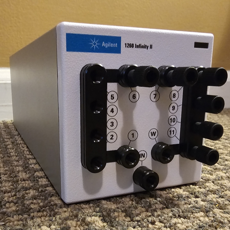 Agilent G7166A 1260 Infinity II Preparative Valve Based Fraction Collector; SN:DEAEF00331/334/430, photo 9 of 16