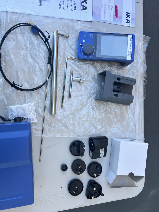 IKA Eurostar 60 Overhead Stirrer Kit, New In Box , photo 1 of 11