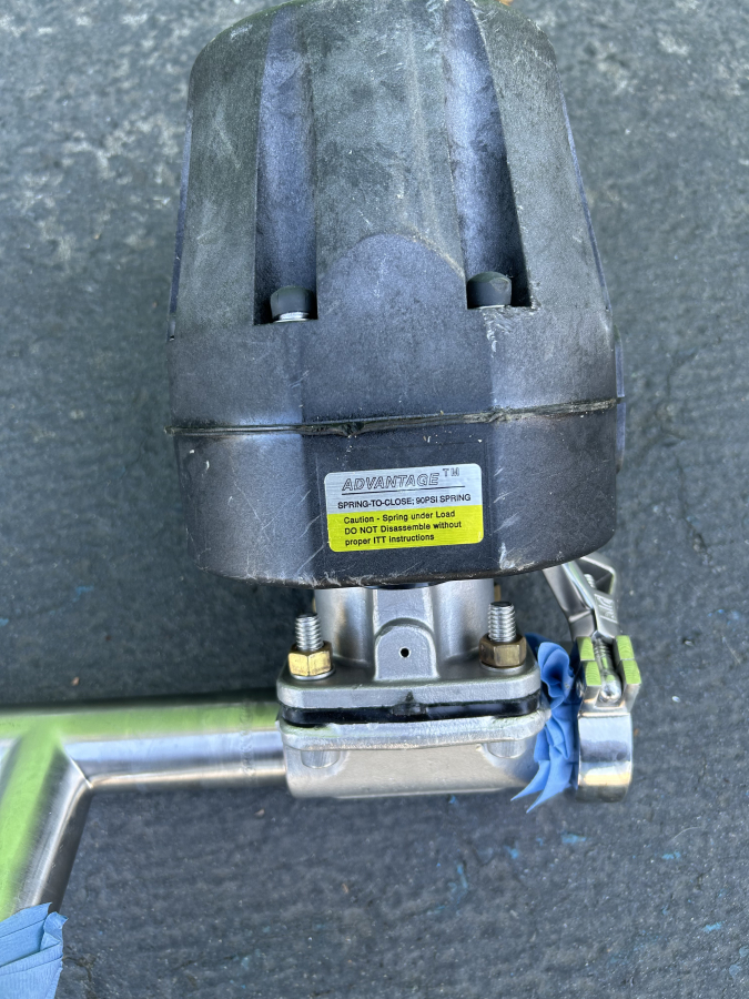 ITT Pure-Flo Elastromer 90PSI 15"-A217 6.2 BAR Sanitary Diaphragm Valve , photo 7 of 7