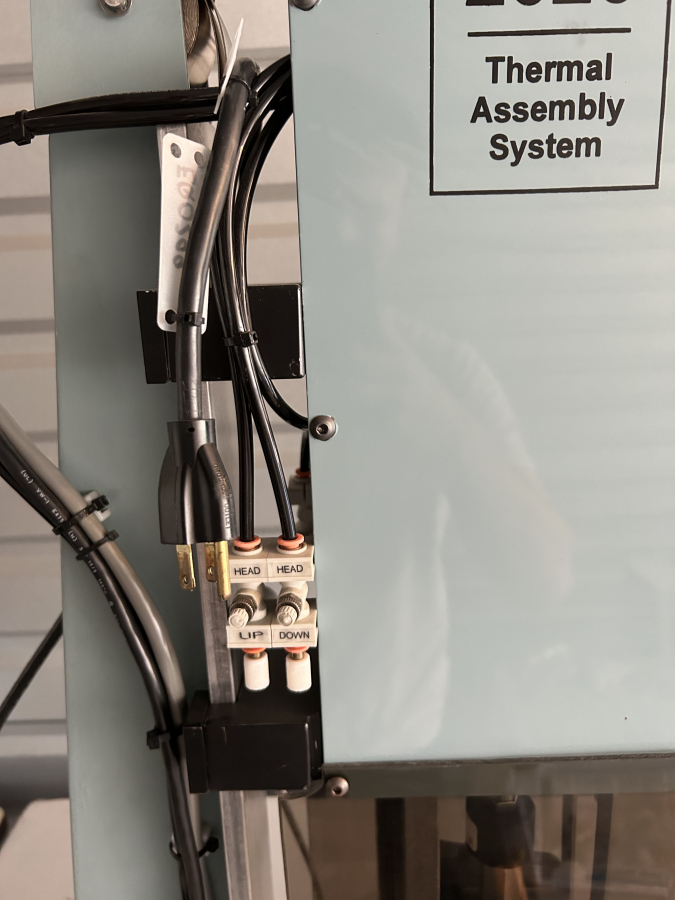 Toman ThermoSonics TAS 2020 Thermoplastic Heat Staking Thermal Assembly Press System 986, photo 10 of 13