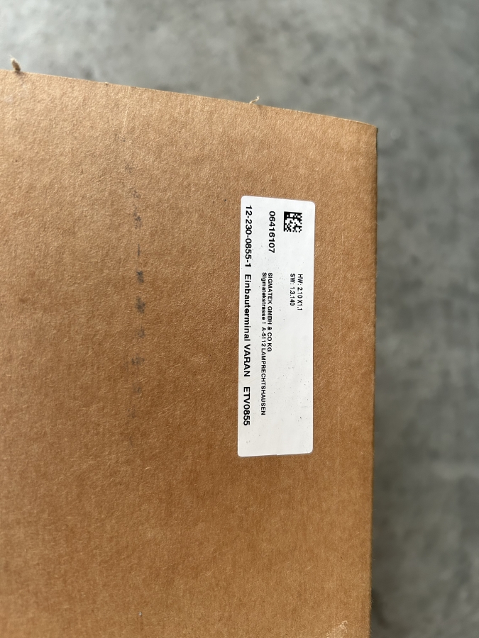 NEW Herrmann Ultrasonics Control Panel Touch 8,4" Color VARAN SIGMATEK, photo 8 of 11