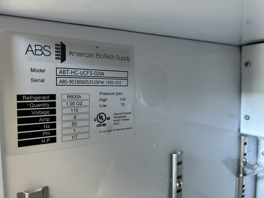 ABS ABT-HC-UCFS-0204 Temperature Controlled Refrigerator Freezer Cabinet Room Refrigerator Freezer, photo 6 of 11