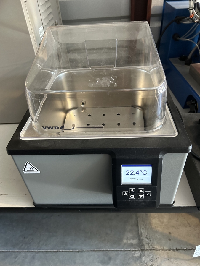 VWR Polyscience Water Bath WBE10 General Purpose Digital TI93791 10L ; SN:E121B0088, photo 9 of 9