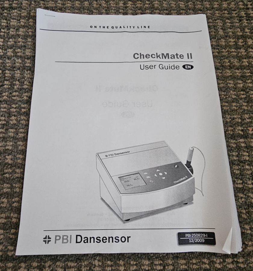 PBI Dansensor Checkmate II O2 Zr W/Printer, PM 3/2019, photo 30 of 32