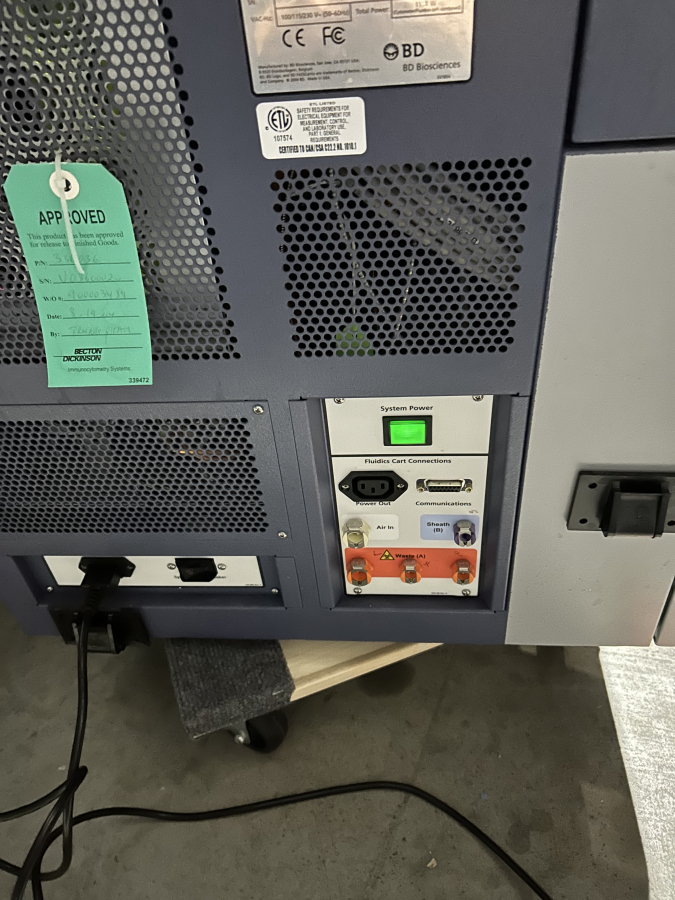 BD Biosciences 335860 BD FACSCANTO Flow Cytometer; SN:V03600020, photo 13 of 13