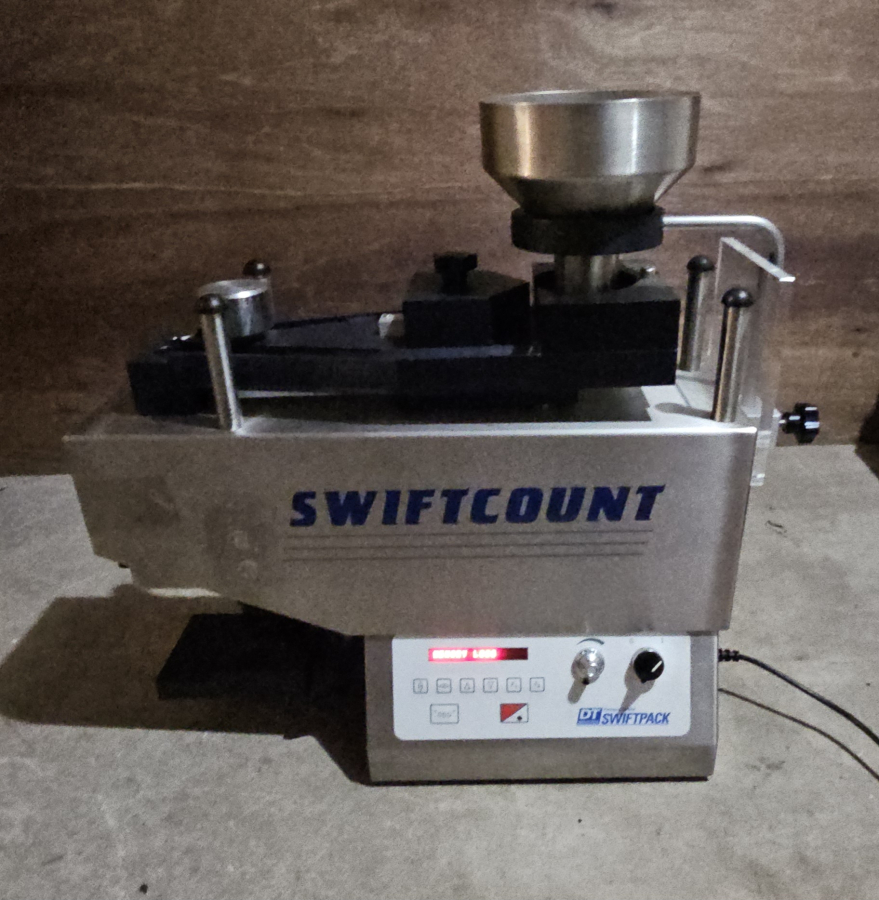 Swiftpack Automation Swiftcount Pill Tablet Capsule Counter Vibratory Bowl-fed SS; SN:M3101, photo 7 of 16
