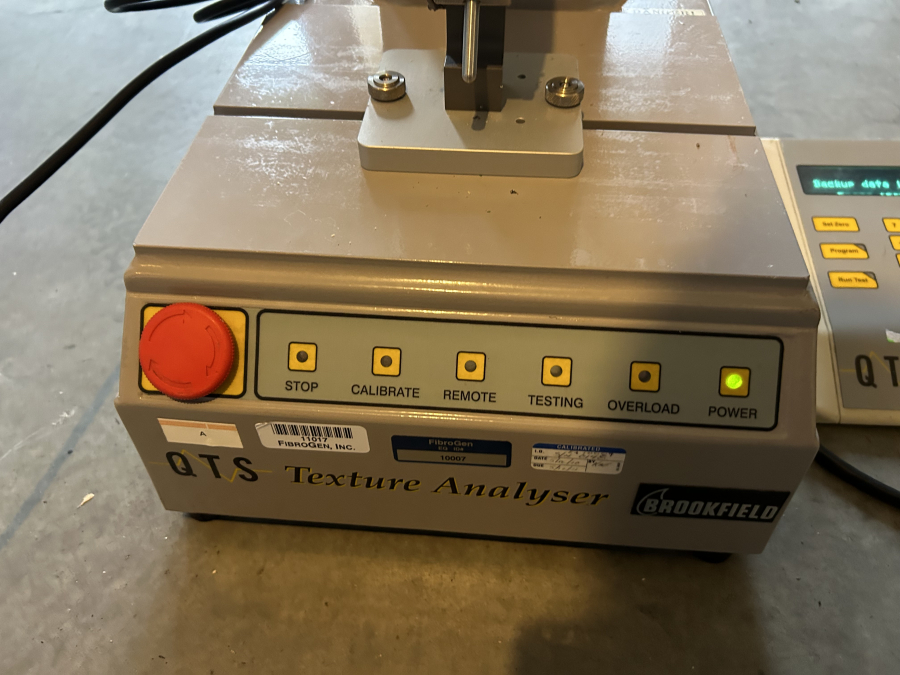 Brookfield 7113-25kg QTS Texture Analyzer with Controller; SN:0148, photo 1 of 12