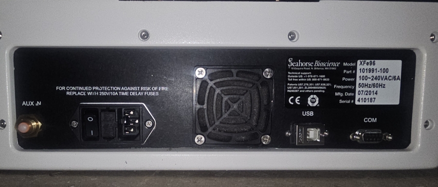 Seahorse Bioscience XFe96 Extracellular Flux Analyzer w/ Touch Computer, Software, Accessories; SN:410187, photo 10 of 23