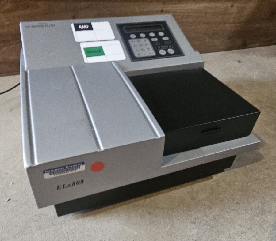 Biotek Charles River ELx808 Absorbance Detector UV-VIS Microplate Reader; SN:190214A, photo 9 of 23
