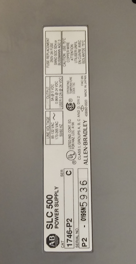 Allen-Bradley Power Supply 1746-A7 SLC-500 Slot Rack Chass +Modules Cards , photo 16 of 17