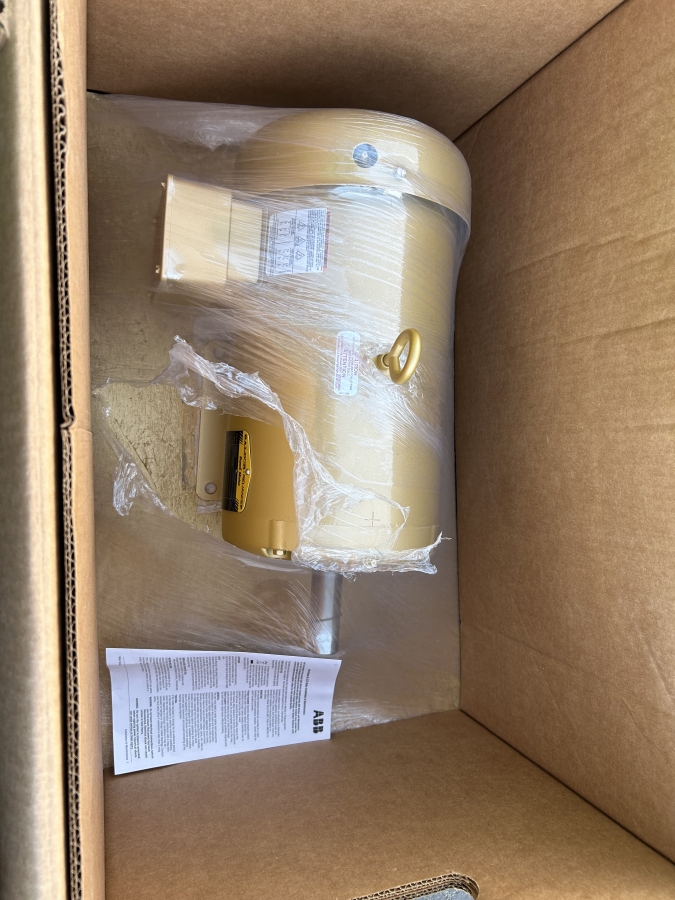 *NEW* Baldor General Purpose 5HP Motor EM3615T 1755RPM 3PH 60Hz 230/460V, photo 7 of 10