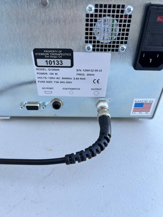 Active Motive Q120AM Sonicator w/ CL-18 Converter Horn, photo 1 of 4