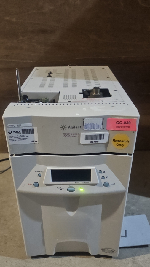Agilent 6850 Gas Chromatograph w/ G2880A Autosampler, FID, Amine Column, Gameboy controller, photo 10 of 44
