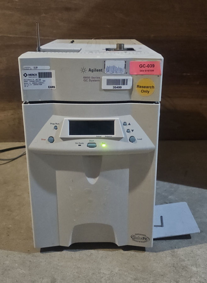Agilent 6850 Gas Chromatograph w/ G2880A Autosampler, FID, Amine Column, Gameboy controller, photo 12 of 44