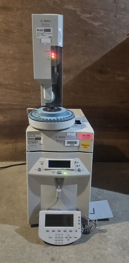 Agilent 6850 Gas Chromatograph w/ G2880A Autosampler, FID, Amine Column, Gameboy controller, photo 13 of 44