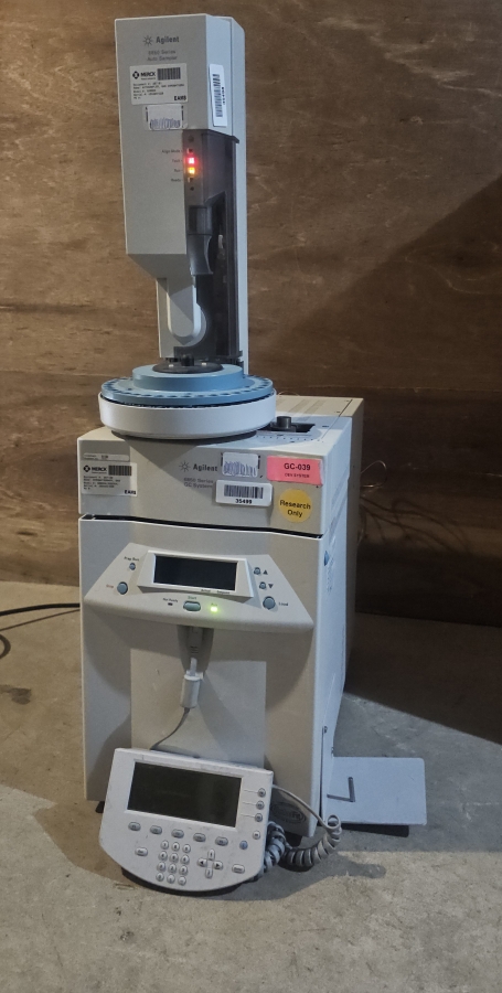Agilent 6850 Gas Chromatograph w/ G2880A Autosampler, FID, Amine Column, Gameboy controller, photo 15 of 44