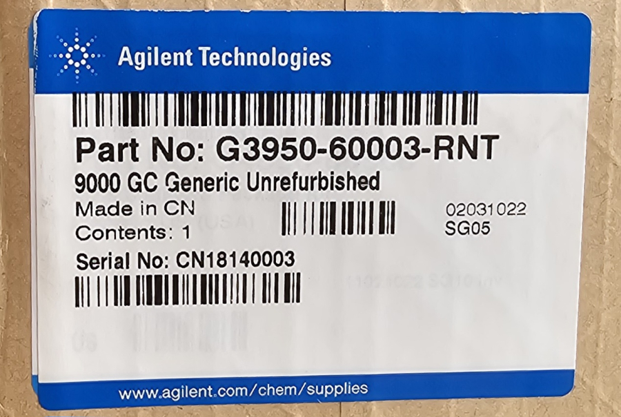New Agilent 9000 Intuvo G3950A Gas Chromatograph CN18140003 FID AUX GAS, photo 51 of 87